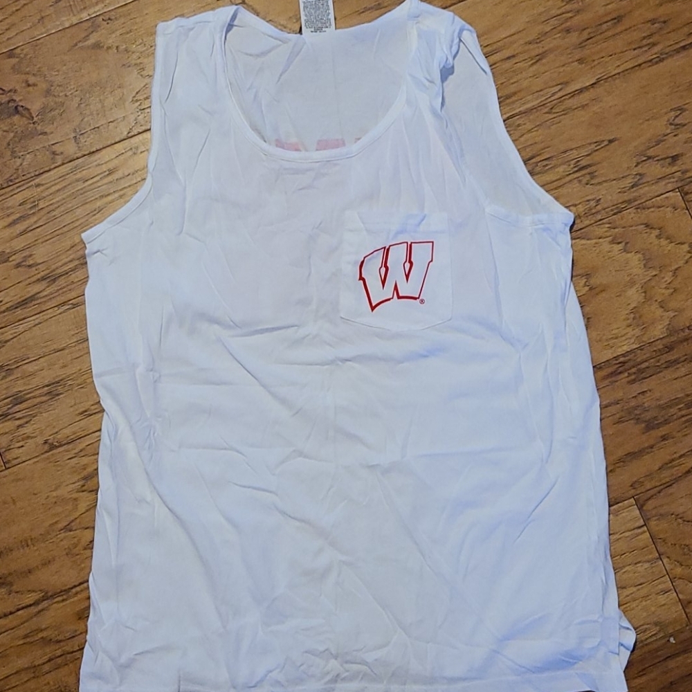 PINK UW Badgers tank top